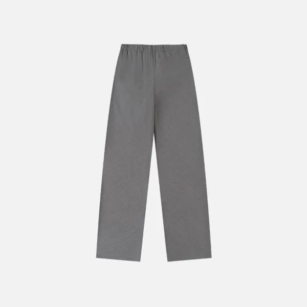 SIPT7192 컴포트 와이드 밴딩 슬랙스_Melange gray