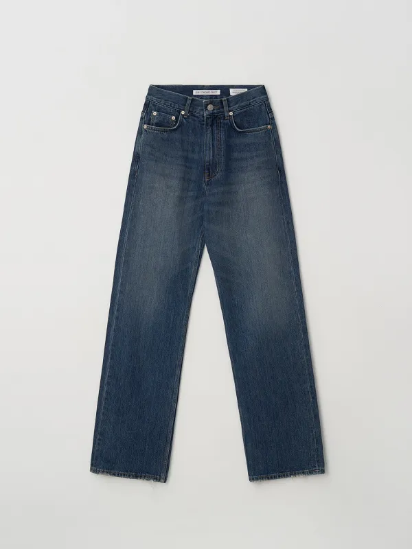 [10/24 예약배송] Selvage denim jeans_Tan blue