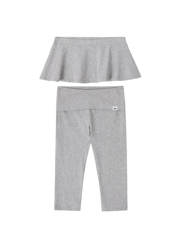 MICRO SKIRT & LEGGINGS SET_GREY
