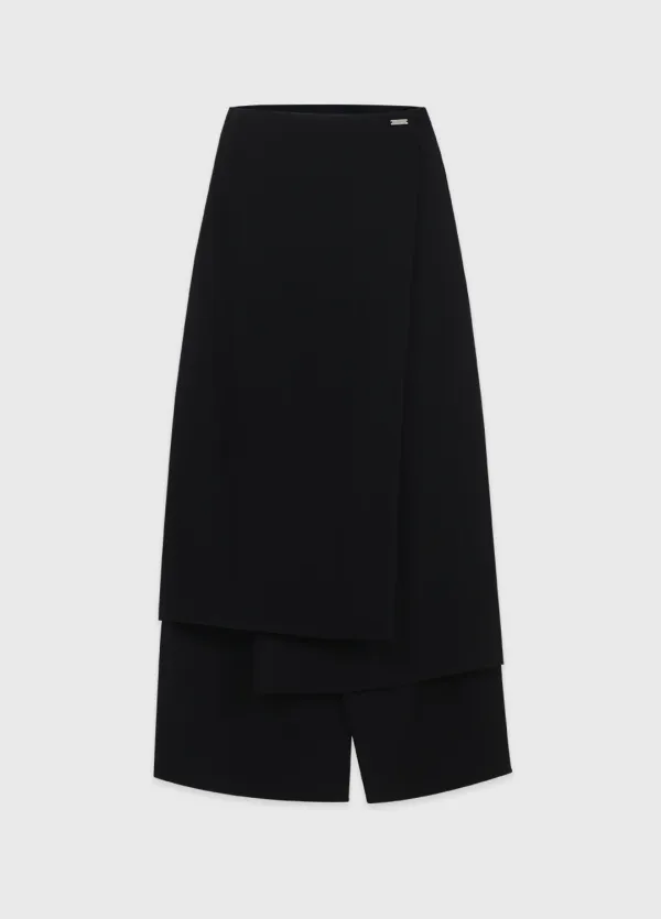 [25-36]  Ridere Layered Long Skirt  리데레 레이어드 롱 스커트 (봄-가을-데일리룩-데이트룩-출근룩-하객룩-격식룩-오피스룩-레이어드-유니크-자체제작) 