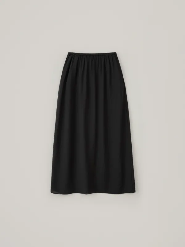 [6.10 예약 배송] Sheer Maxi Skirt - Black