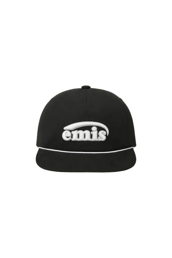 NEW LOGO COTTON TRUCKER HAT-BLACK