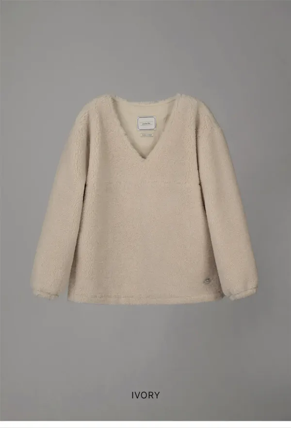 FLEECE V NECK MTM