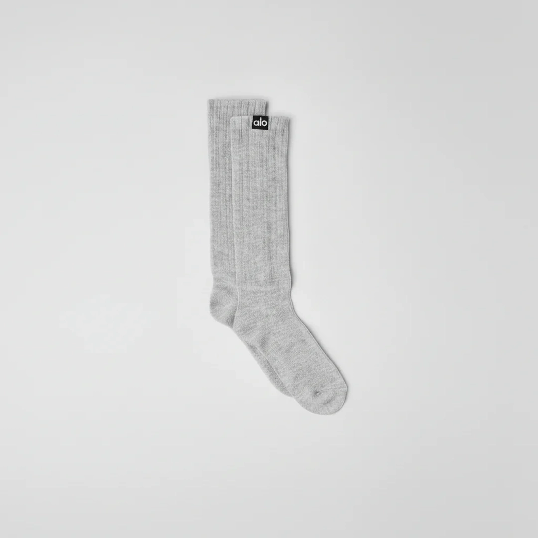 알로요가 Unisex Scrunch Sock - Athletic Heather Grey 상품 이미지 1