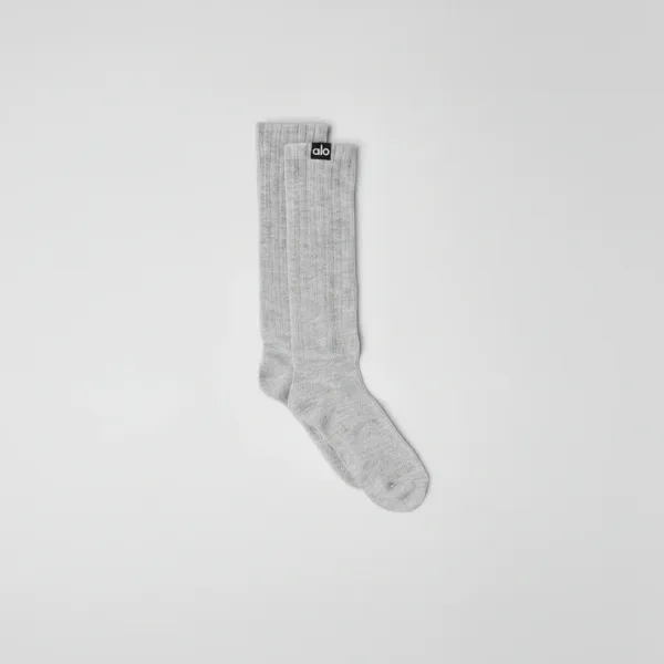 Unisex Scrunch Sock - Athletic Heather Grey