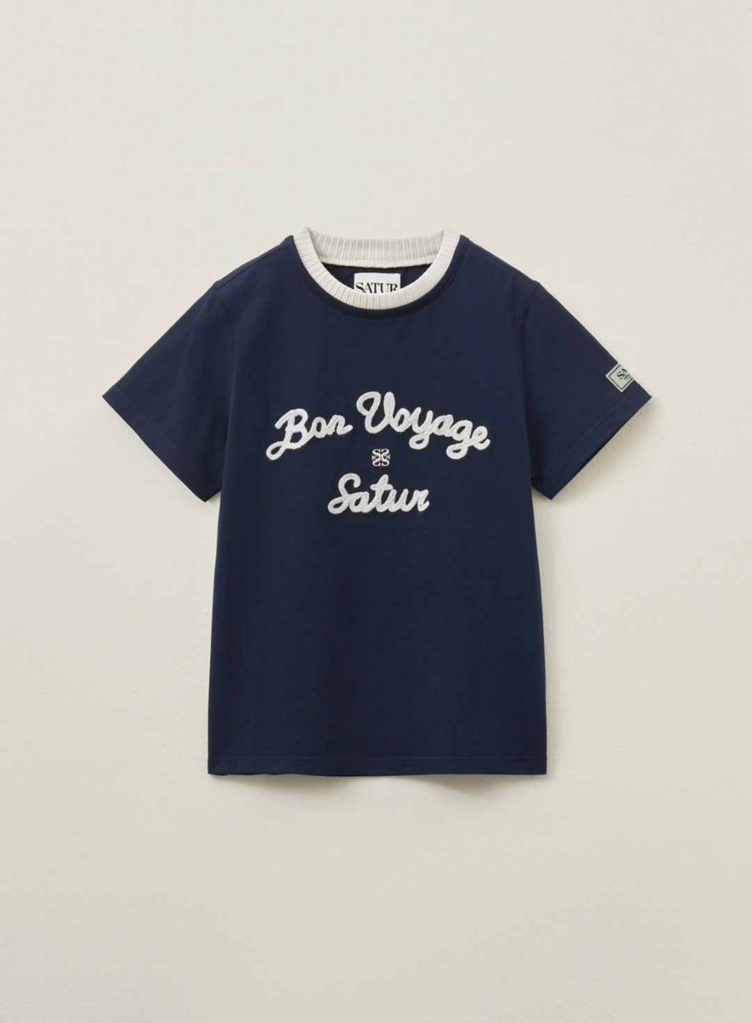 세터 (W) Satur Logo Voyage T-Shirt - Art Cream 상품 이미지 1