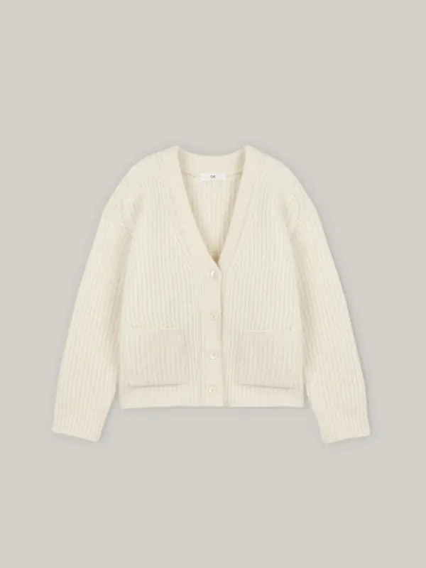 Tope Mohair Cardigan - Ivory