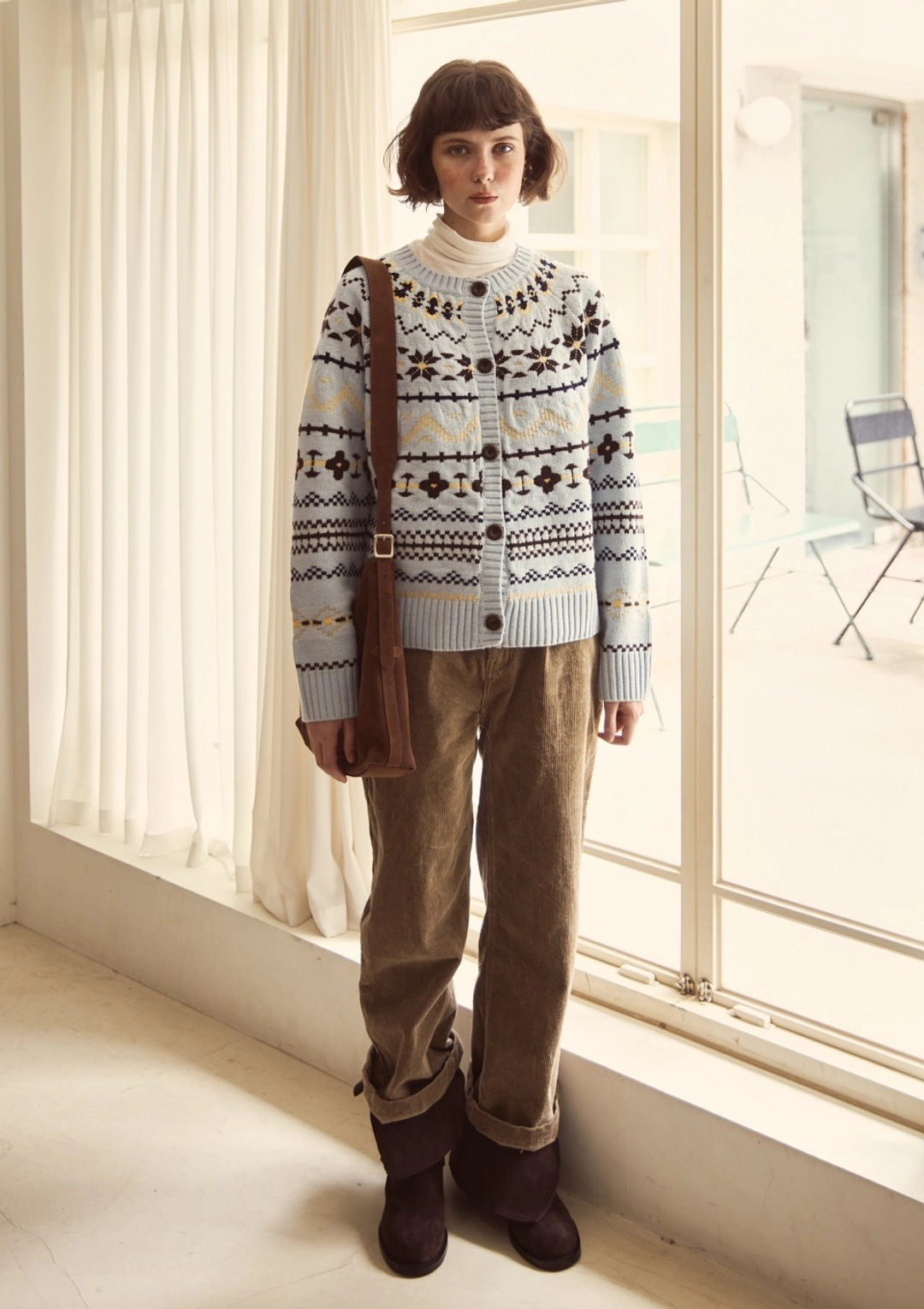 오픈도어 Art Nordic Knit Blue 상품 이미지 2