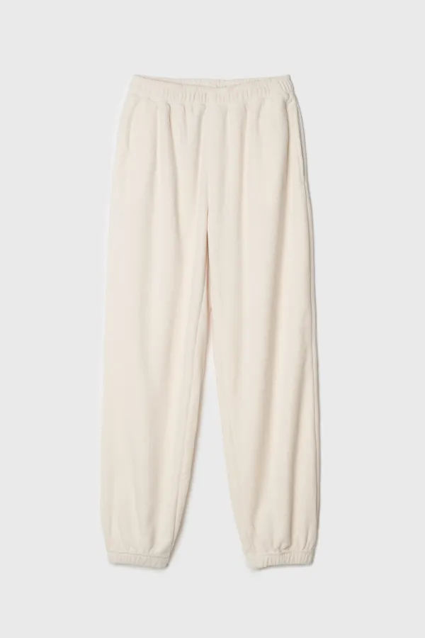 Boucle Jogger Pants (Ivory)