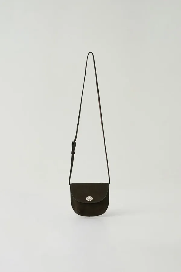 2-way suede mini bag_deep kakao