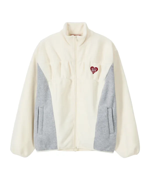 Eden Fleece Jacket-Ivory