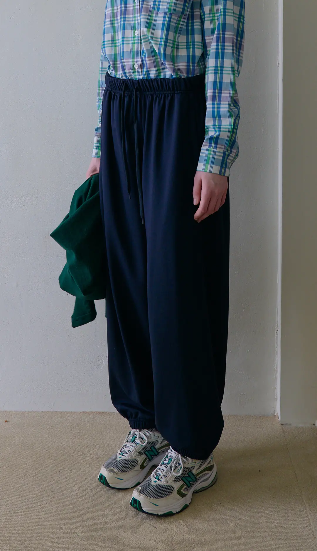 노컨텐츠 171. Casual Sweatpants _ Navy 상품 이미지 3