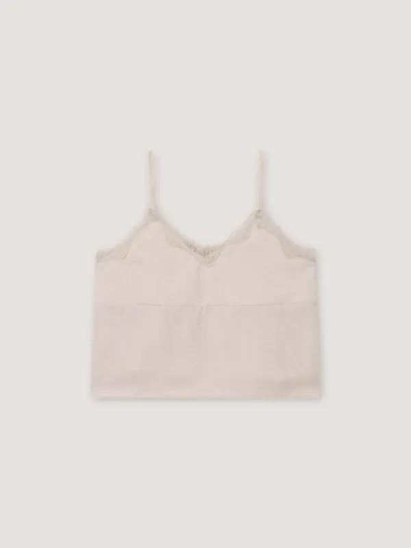 [2nd] Ponds Satin Blouse - Cloud Dancer