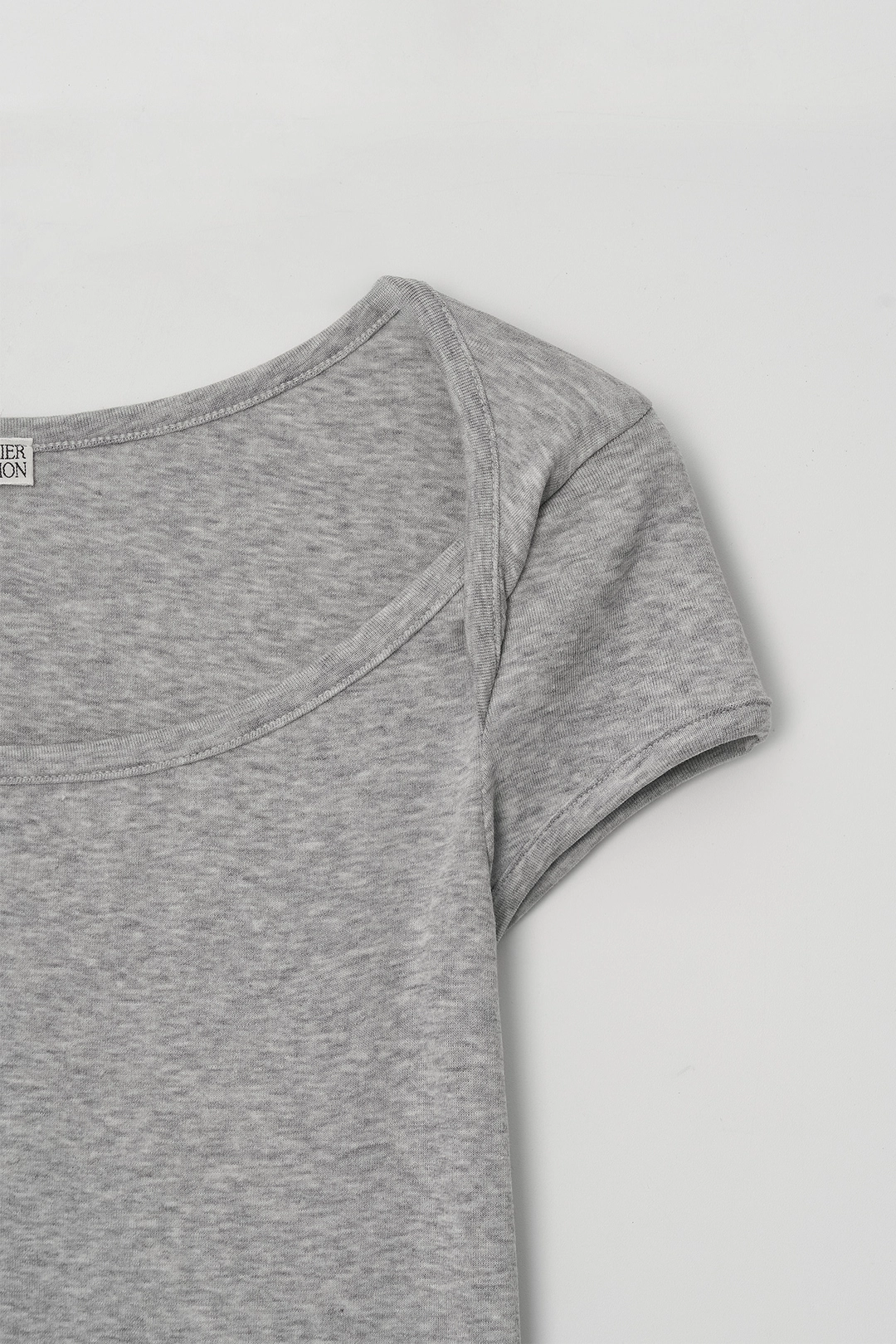 아뜰리에에디션 Square Neck T-Shirt (gray) 상품 이미지 2