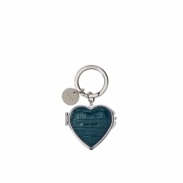 Heart Pocket Mirror Charm (하트 포켓 미러 참) Green