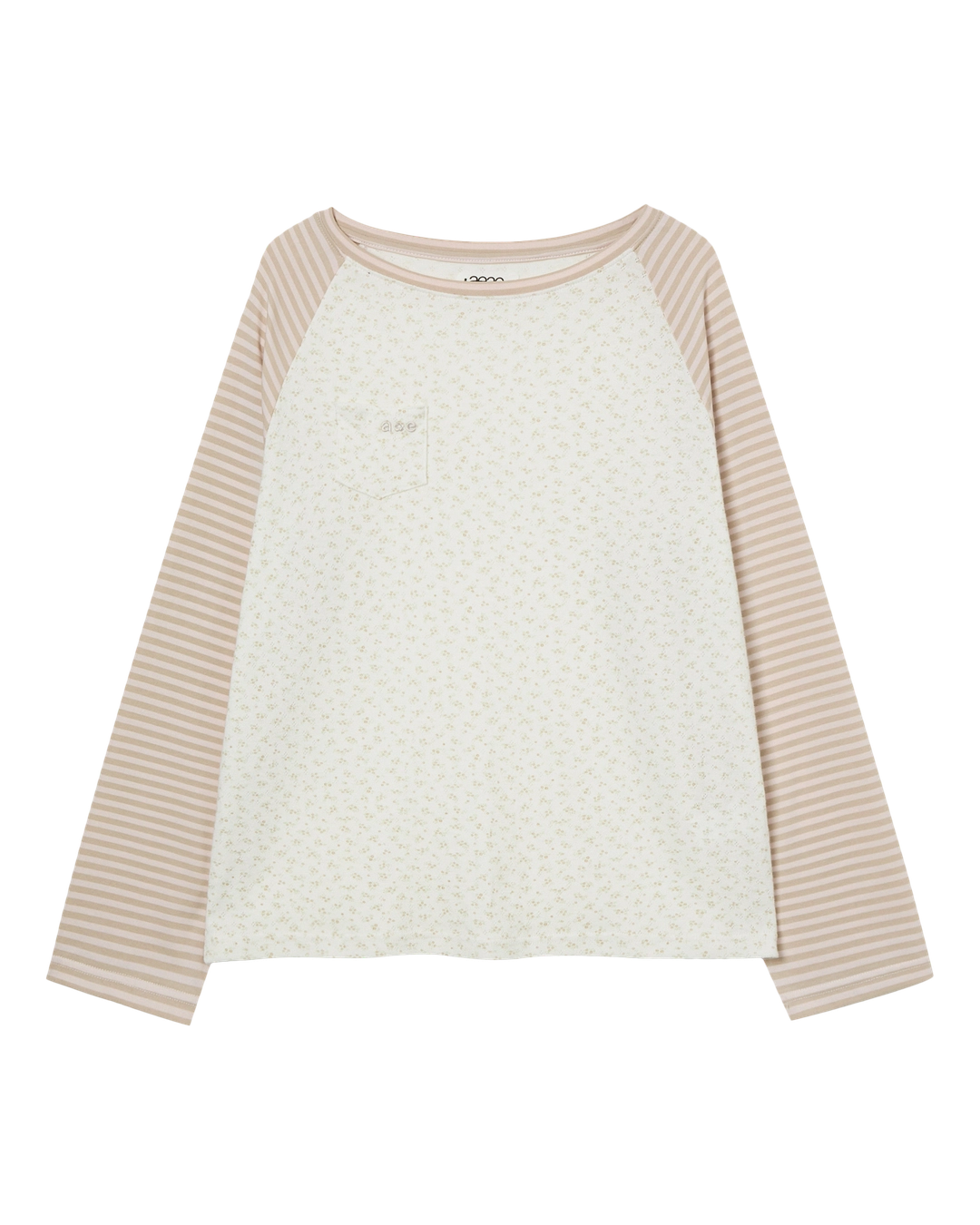 에이이에이이 COZY FLOWER RAGLAN LONG SLEEVE [BEIGE] 상품 이미지 1