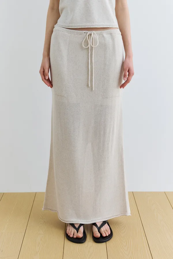 lounge knit skirt_natural