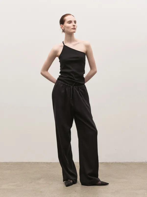 String easy pants (블랙)