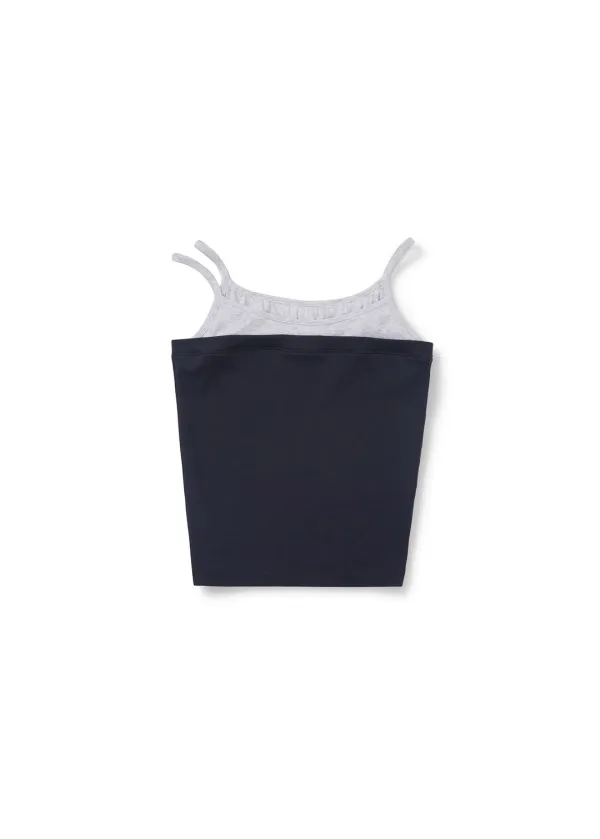 TRIPLE LAYERED TOP (NAVY)