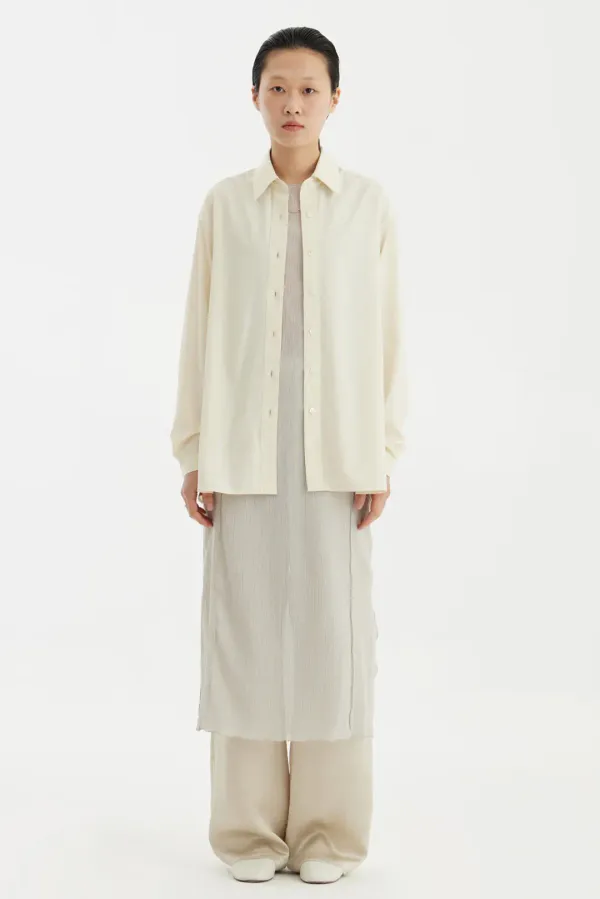Cut-Off Loosed Shirt (Women)