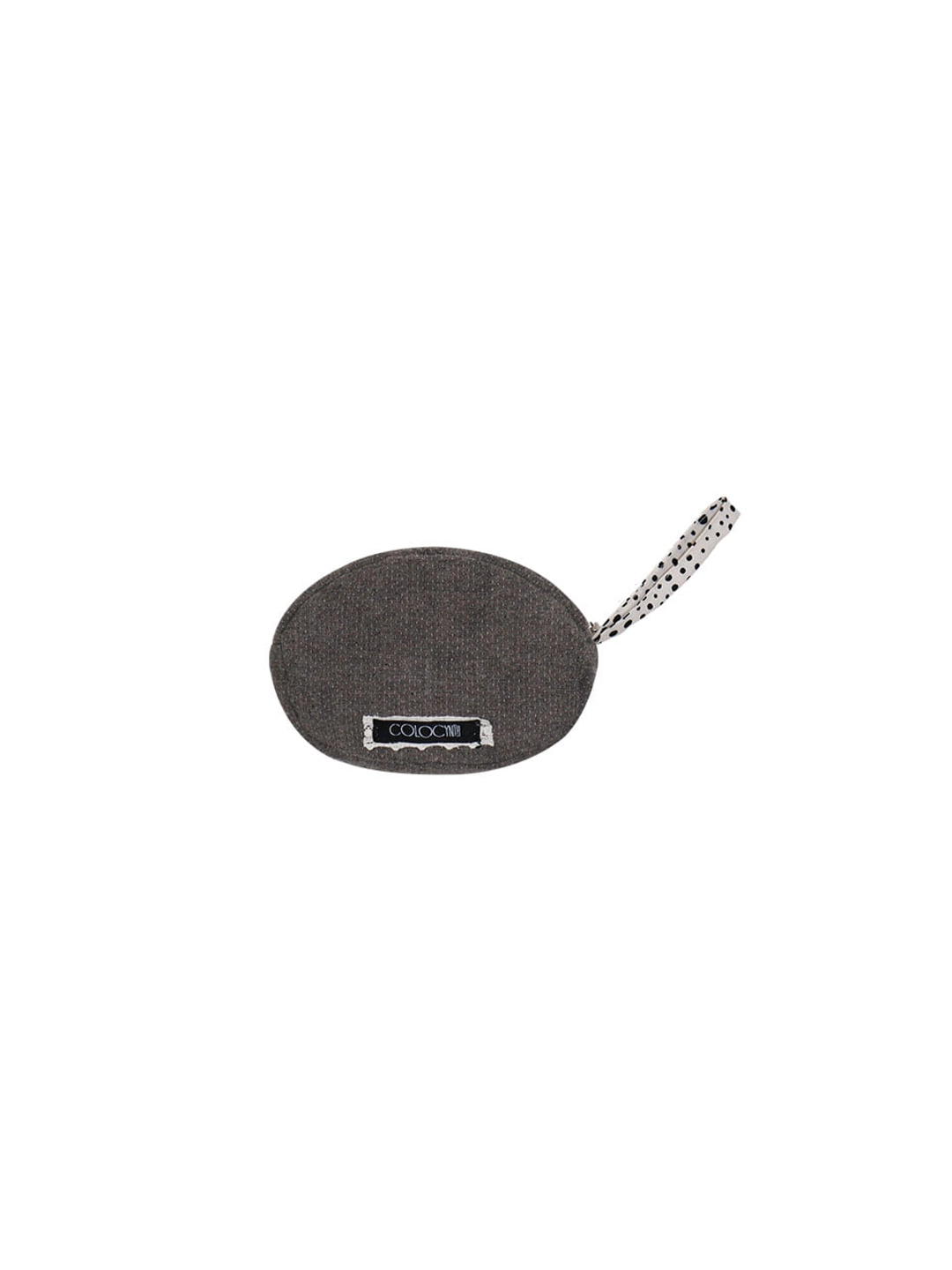 콜로신스 PEBBLE POUCH BROWN DOT 상품 이미지 1