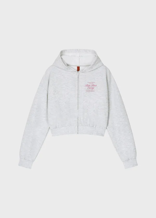 RBE Light Sweat Zip-up Cool Melange