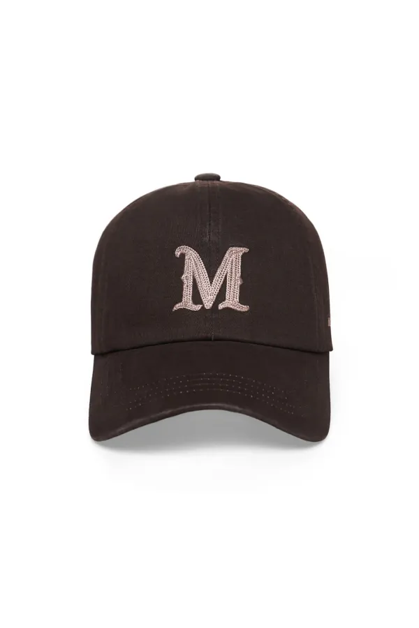 MATIN INITIAL BALL CAP IN BROWN