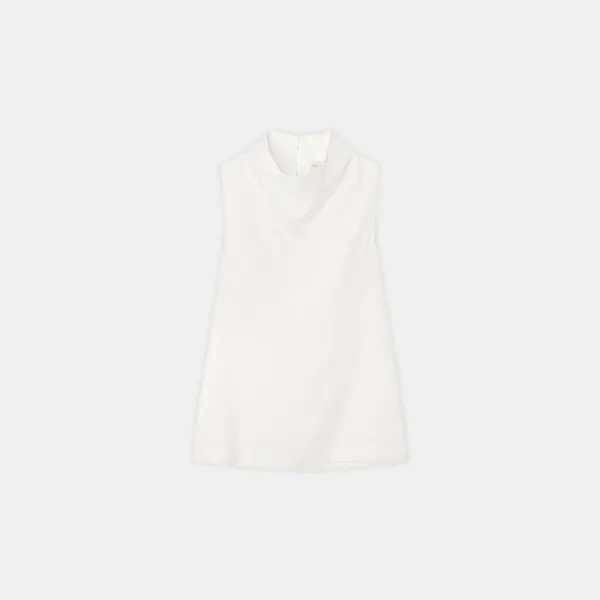SITP5217 카울넥 브리즈 나시 블라우스_White