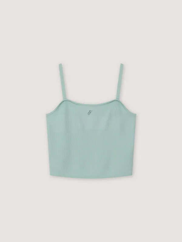 Silk Knit Sleeveless - Aqua Mint