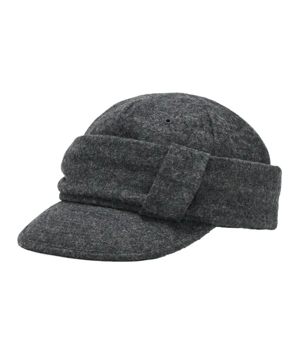 [5차] Wool Belted Cap [Charcoal]
