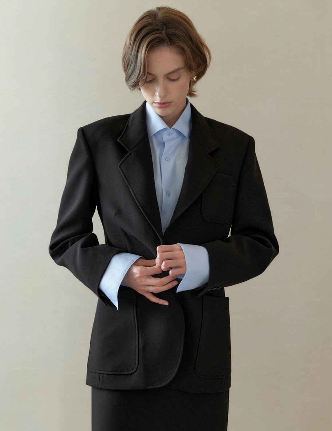 노미나떼 Forte Tailored Jacket (Black) 상품 이미지 2