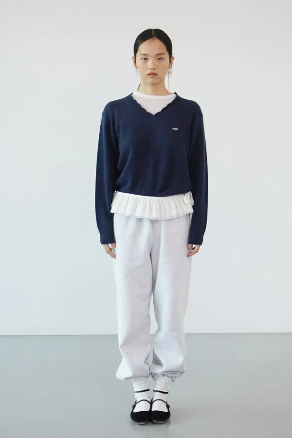 Line Jogger Pants_light gray