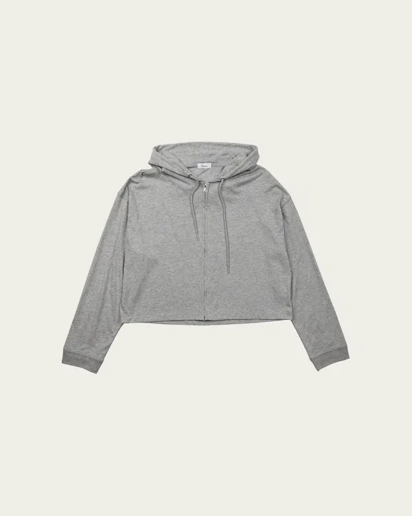 (5차) Jovi Hoodie Zip-up - Gray