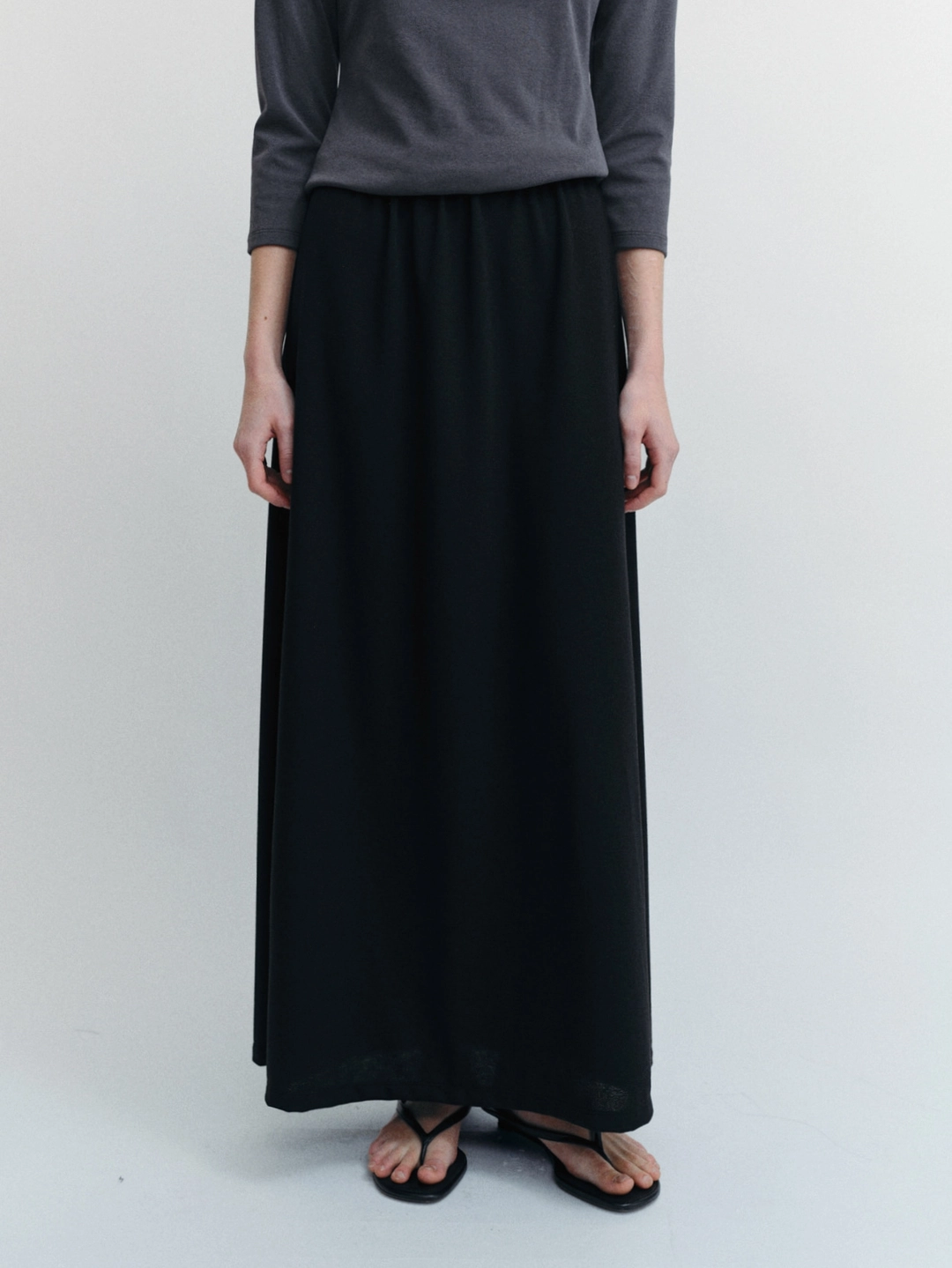 톨로 Maxi Banding Skirt(Black) 상품 이미지 2