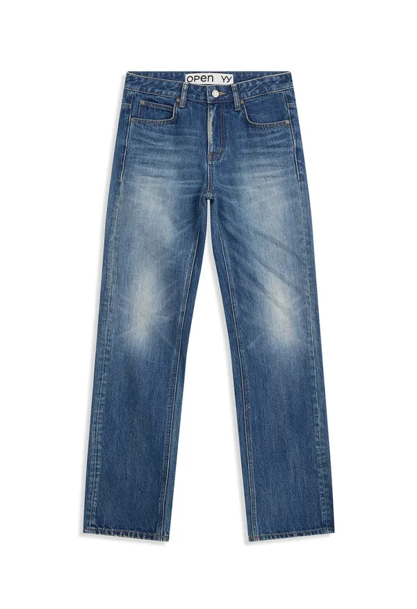 CLASSIC DENIM PANTS 01, BLUE