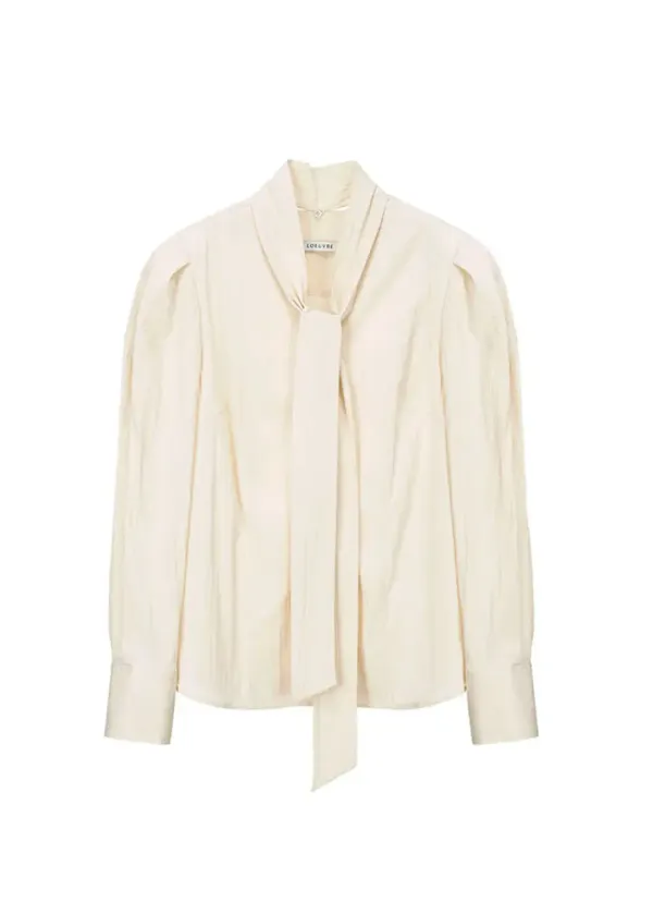 Tie Puff Sleeve Blouse SW3AB354-90