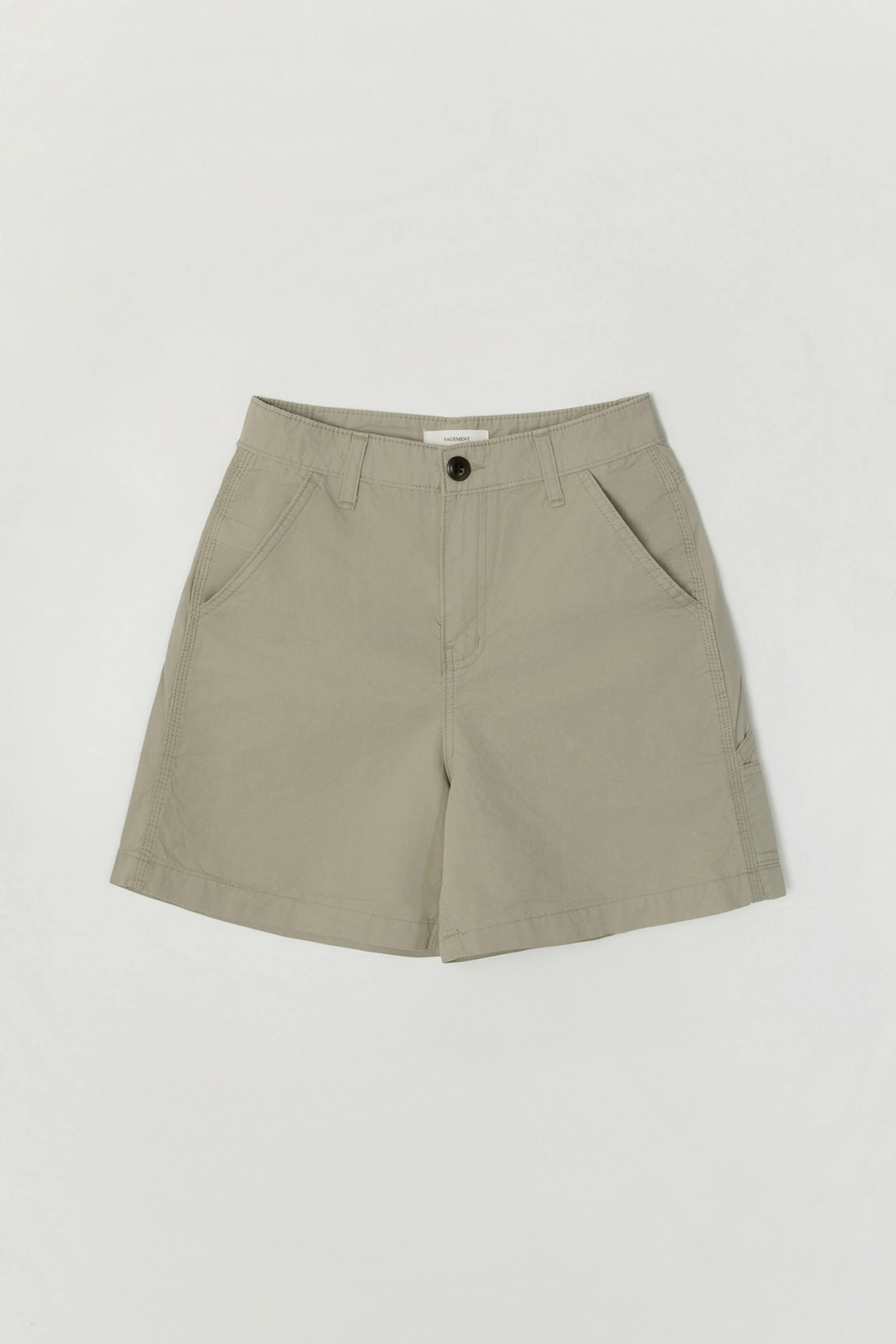 세이지먼트 KIER COTTON SHORT PANTS_KHAKI BEIGE 상품 이미지 1