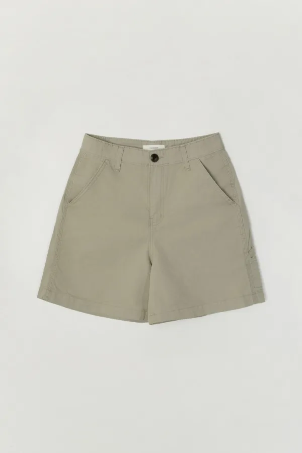 KIER COTTON SHORT PANTS_KHAKI BEIGE
