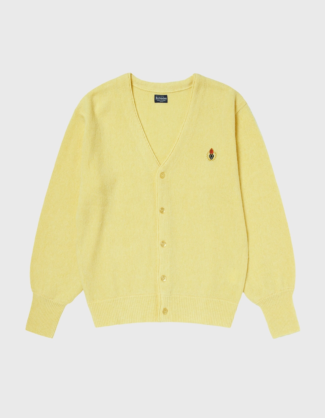 헤리티지플로스 CREST TASMANIA WOOL CARDIGAN / M.Yellow 상품 이미지 1