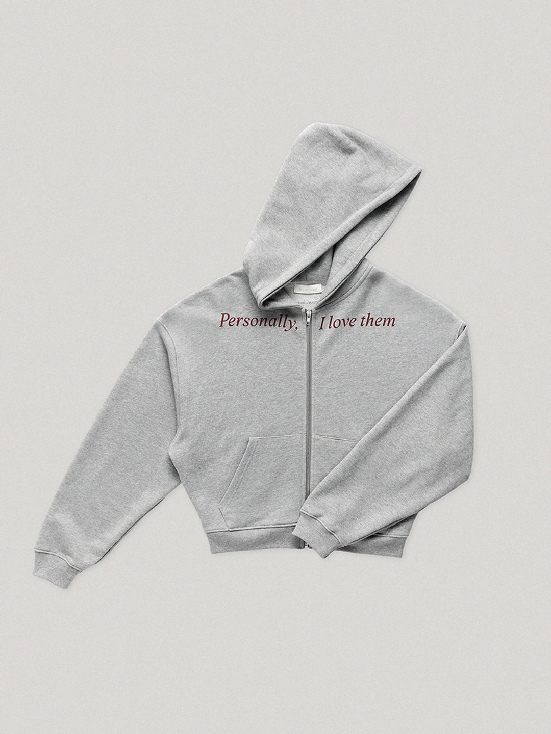 스무드무드 Personally Hooded Zip Up Gray (3rd) - Smoothmood 상품 이미지 1