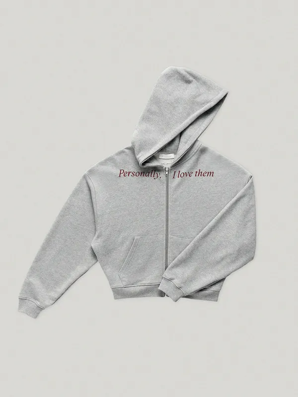 Personally Hooded Zip Up Gray (3rd)