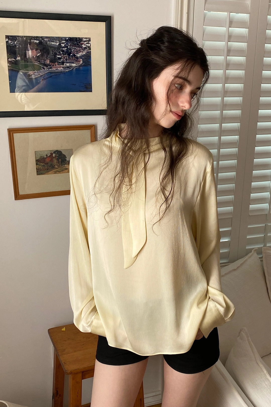 리리수 Summer Blouse / Lemon 상품 이미지 2