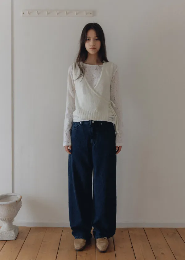 Heritage wide denim (blue)