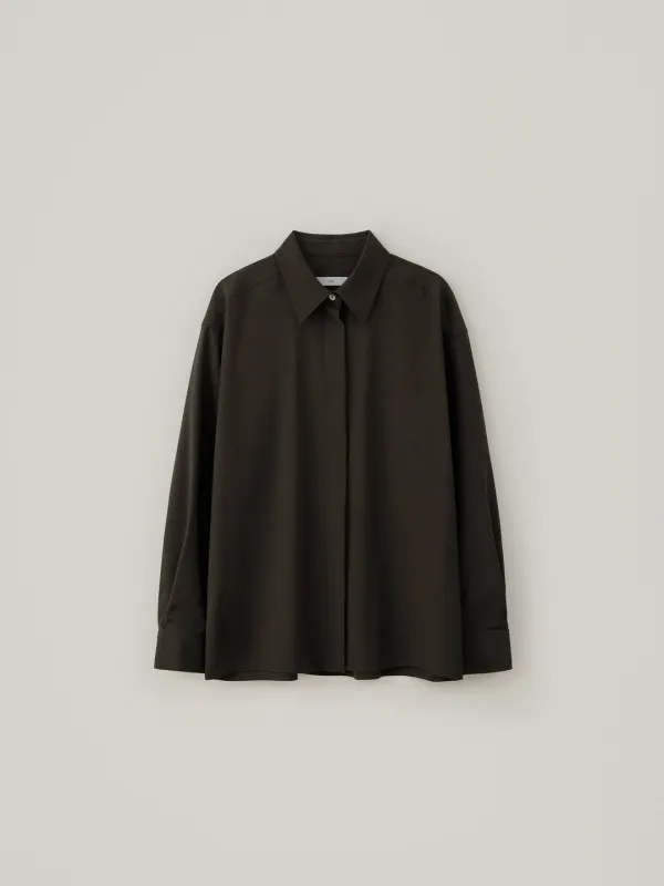 Urban Two-Way Shirt - Dark Brown