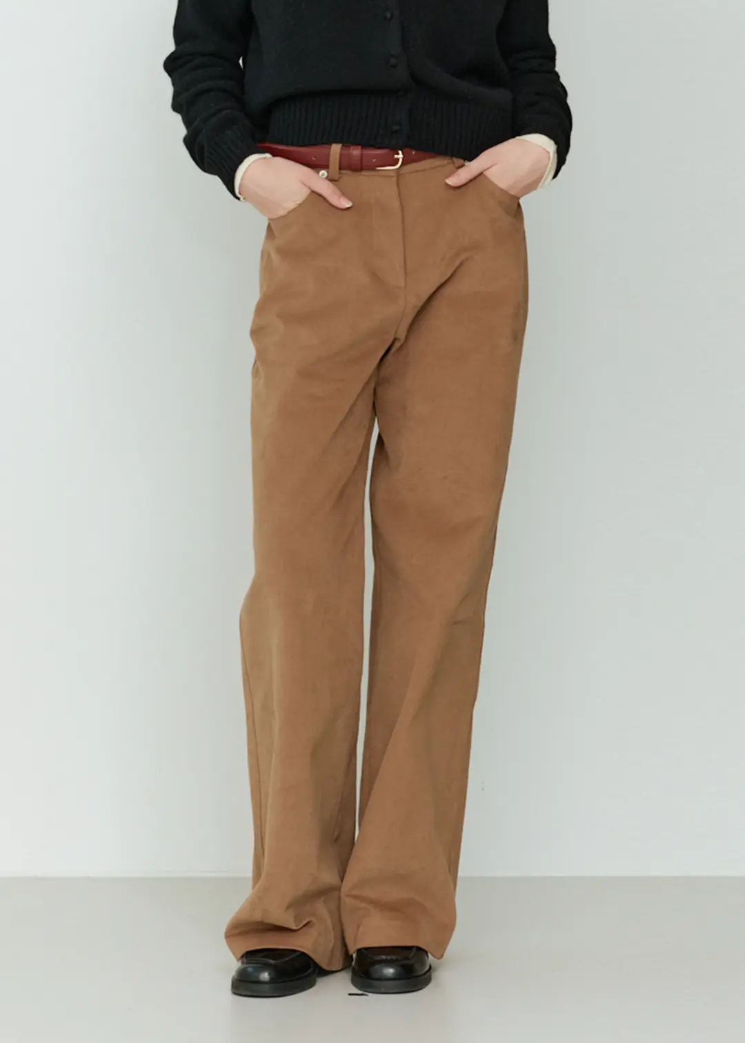 더라이 [1차] Twill Cotton Straight Pants(Beige) 상품 이미지 2