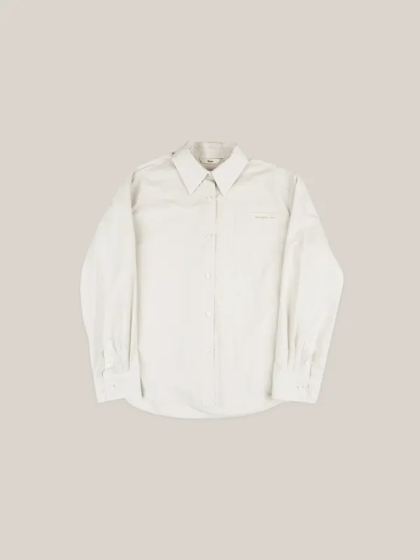 SUMMER BASIC SHIRTS  [ GRAY ]