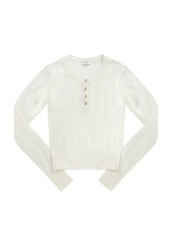MISTY CABLE KNIT / IVORY