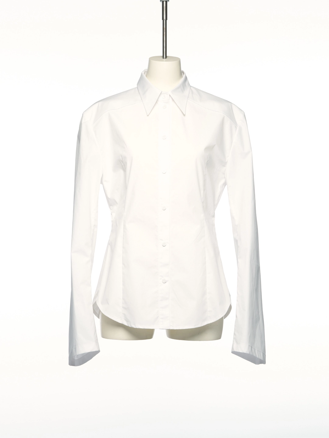 푸쉬버튼 SS25 WHITE BACK OFF SHIRT 상품 이미지 1