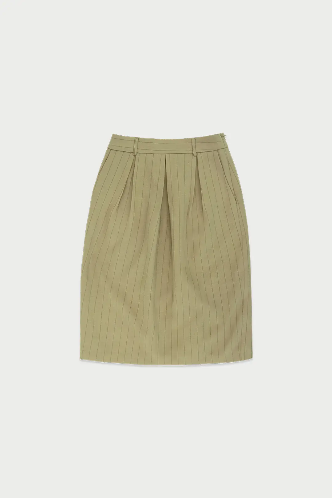 위드아웃썸머 Pumpkin stripe skirt_mustard 상품 이미지 3