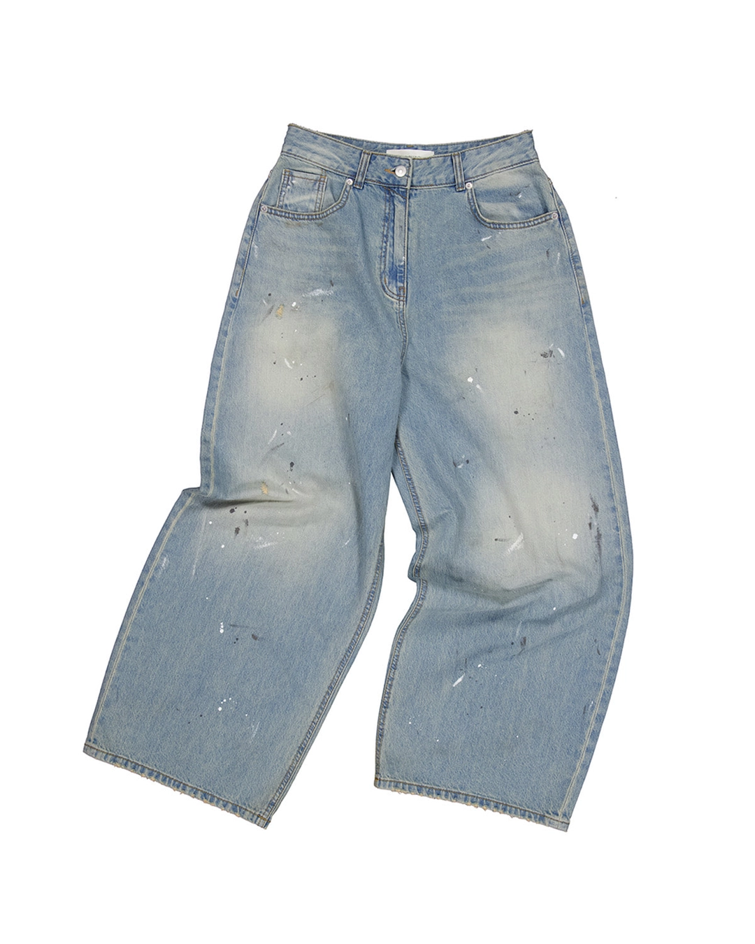 모노크롬 neki painting denim pants (indigo) 상품 이미지 1